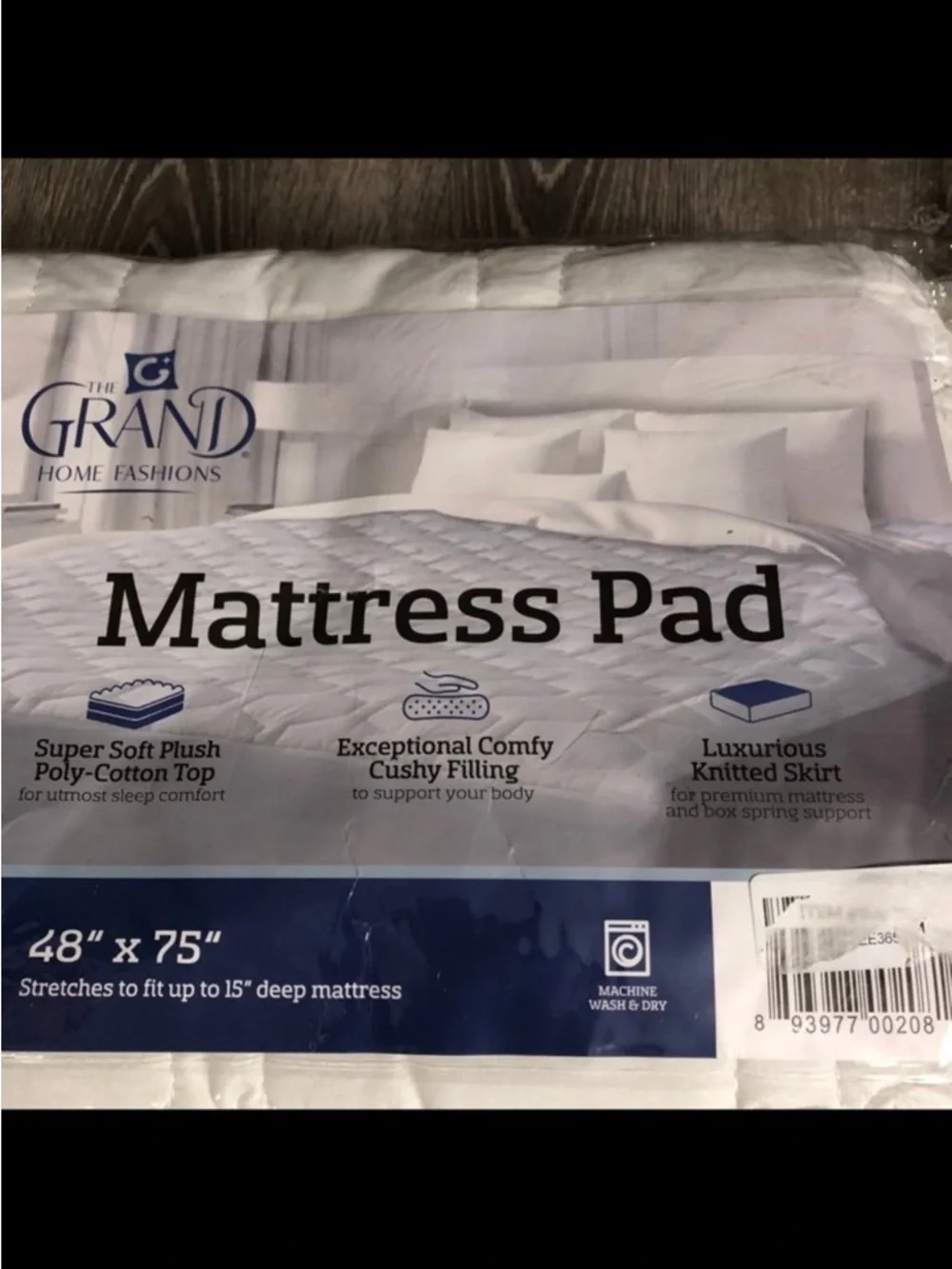 White Mattress Pad 48’x75’